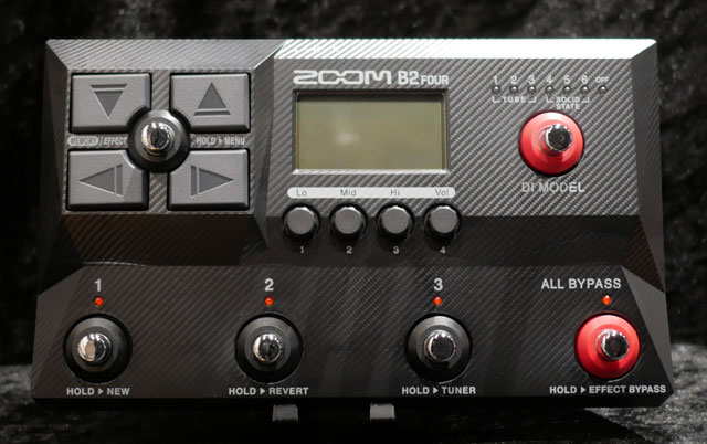 ZOOM B2 FOUR　Bass Effects & Amp Emulator ズーム サブ画像1