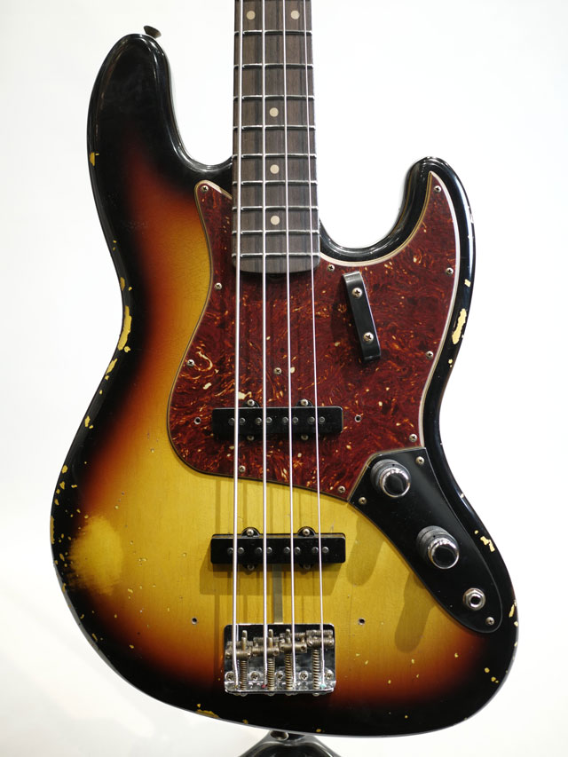 1962 Jazz Bass Relic / Aged 3tone Sunburst
