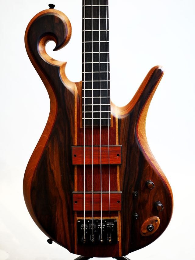 Carl Thompson 4strings Scroll Bass 36inch / Cocobolo Top カール　トンプソン