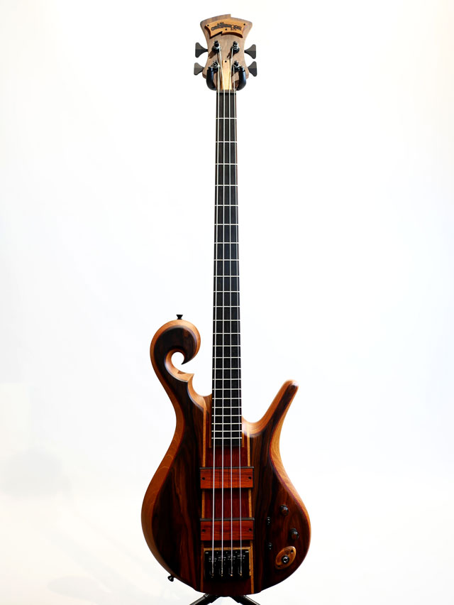 Carl Thompson 4strings Scroll Bass 36inch / Cocobolo Top カール　トンプソン サブ画像2