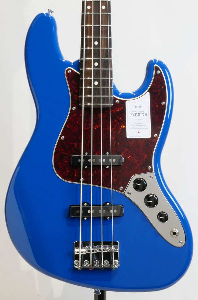MADE IN JAPAN HYBRID II JAZZ BASS Forest Blue / Rosewood