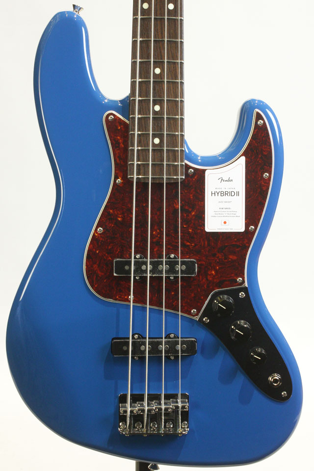 MADE IN JAPAN HYBRID II JAZZ BASS Forest Blue / Rosewood