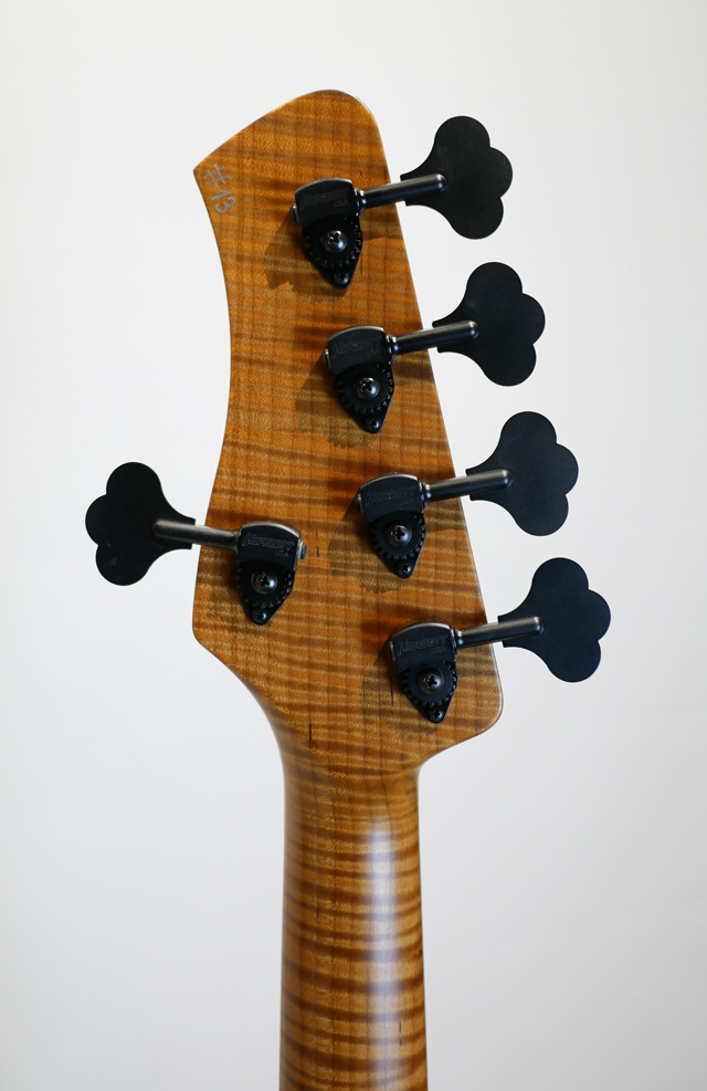 Kikuchi Guitars Custom Bass 5st Spruce Top Dark Cherry Burst サブ画像7