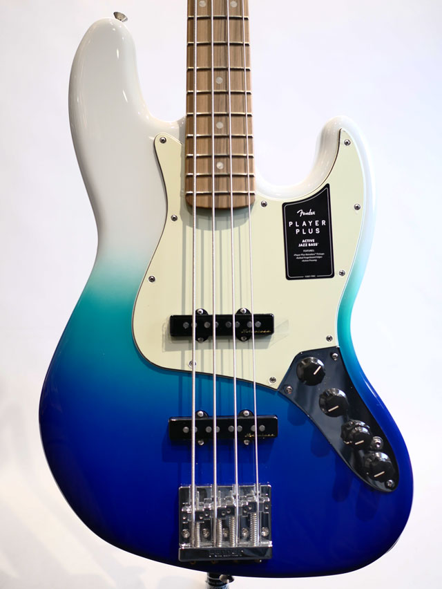 Player Plus Jazz Bass Belair Blue