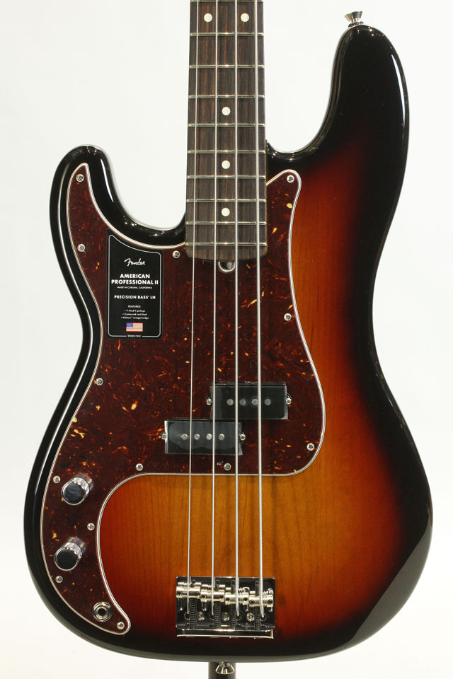 FENDER American Professional II Precision Bass LEFT-HAND 3-Color Sunburst / Rosewood フェンダー
