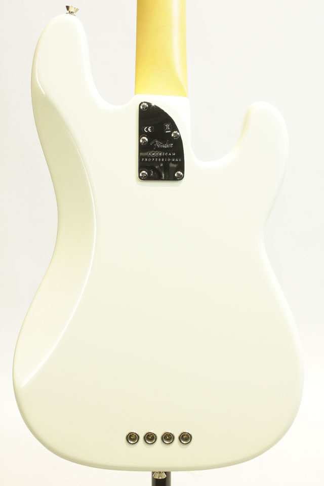 FENDER American Professional II Precision Bass LEFT-HAND Olympic White / Rosewood フェンダー サブ画像1