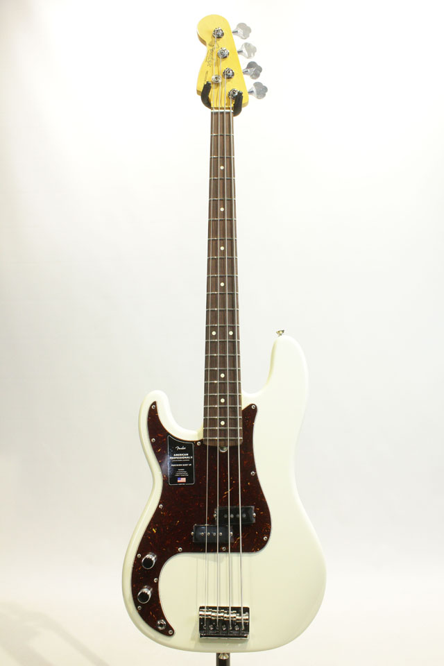 FENDER American Professional II Precision Bass LEFT-HAND Olympic White / Rosewood フェンダー サブ画像2