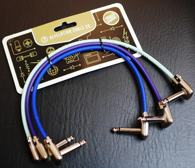 SP400 Patch Cable 12" ( 約30cm ) 3本SET【Aqua/Purple/Blue】
