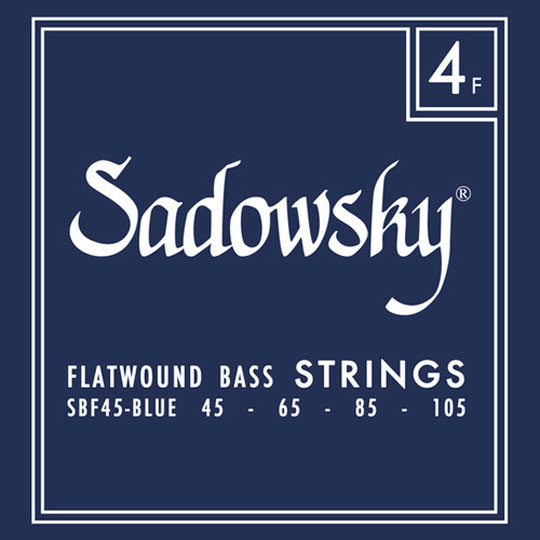 SADOWSKY GUITARS SBF45 - Blue Flatwound (45-105) サドウスキー　サドスキー