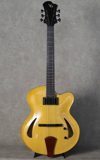 Victor Baker Guitars Model 15 Archtop Custom Natural and Cherry Back S/N:624 ヴィクター ベイカー サブ画像1