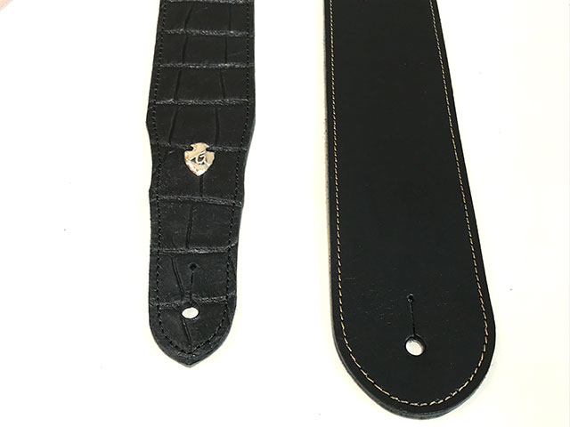 Grande uomo Custom Shop G-premium Crocodile Black (5cm幅) サブ画像3