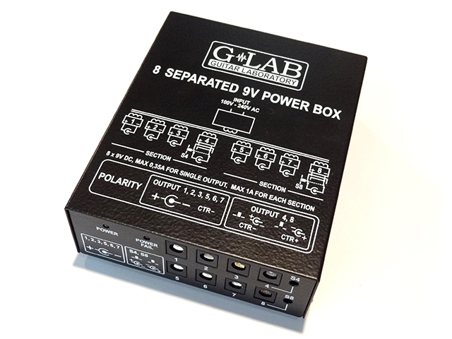 G-LAB PB-1 8SEPARETD 9V POWER BOX Guitar Laboratory