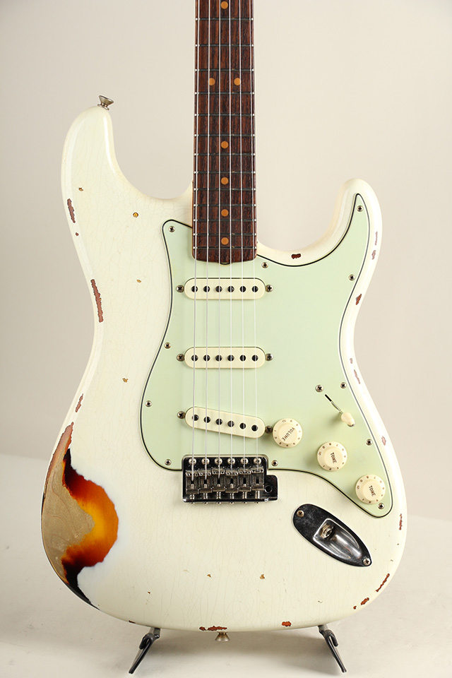 Limited Edition 1963 Stratocaster Heavy Relic / Aged Olympic White over 3TSB