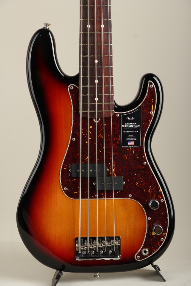  American Professional II Precision Bass V 3-Color Sunburst 2022