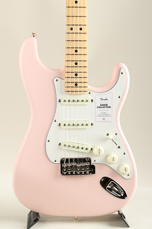 Made in Japan Junior Collection Stratocaster MN Satin Shell Pink
