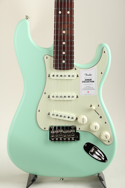 Made in Japan Junior Collection Stratocaster RW Satin Surf Green