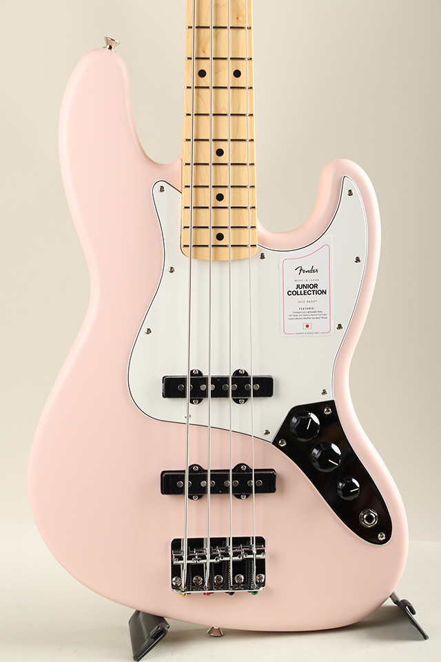 Made in Japan Junior Collection Jazz Bass MN Satin Shell Pink