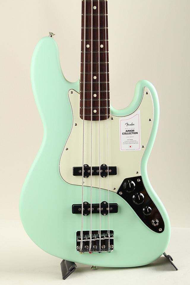 Made in Japan Junior Collection Jazz Bass RW Satin Surf Green