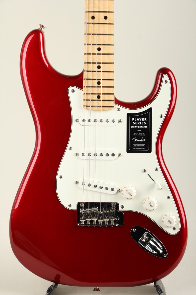 Player Stratocaster Candy Apple Red
