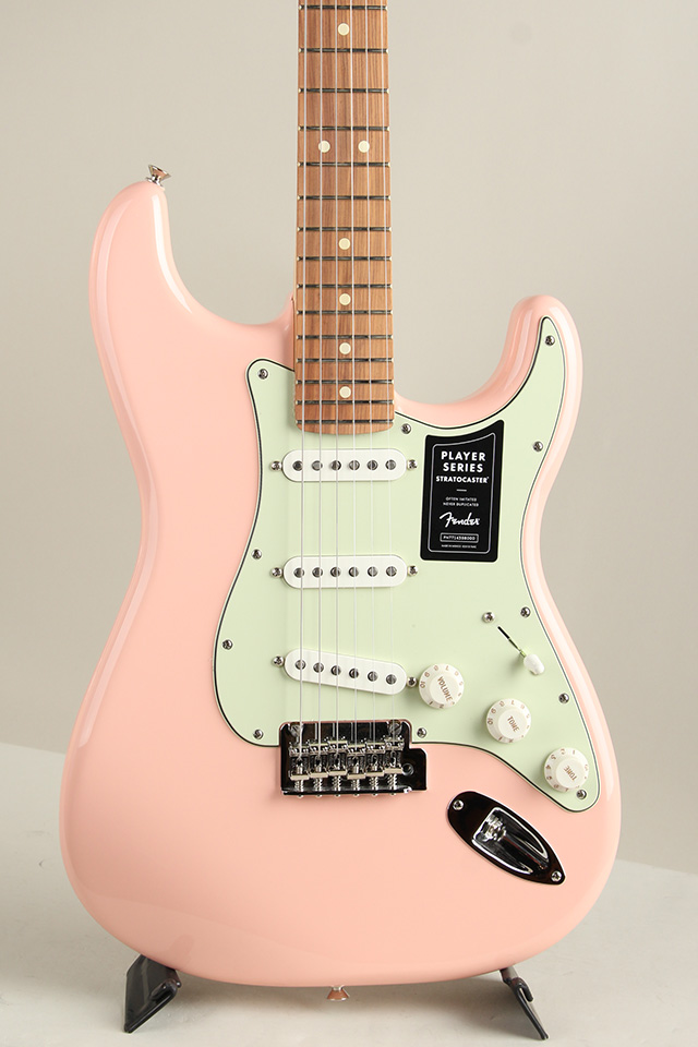 Limited Edition Player Stratocaster PF Shell Pink