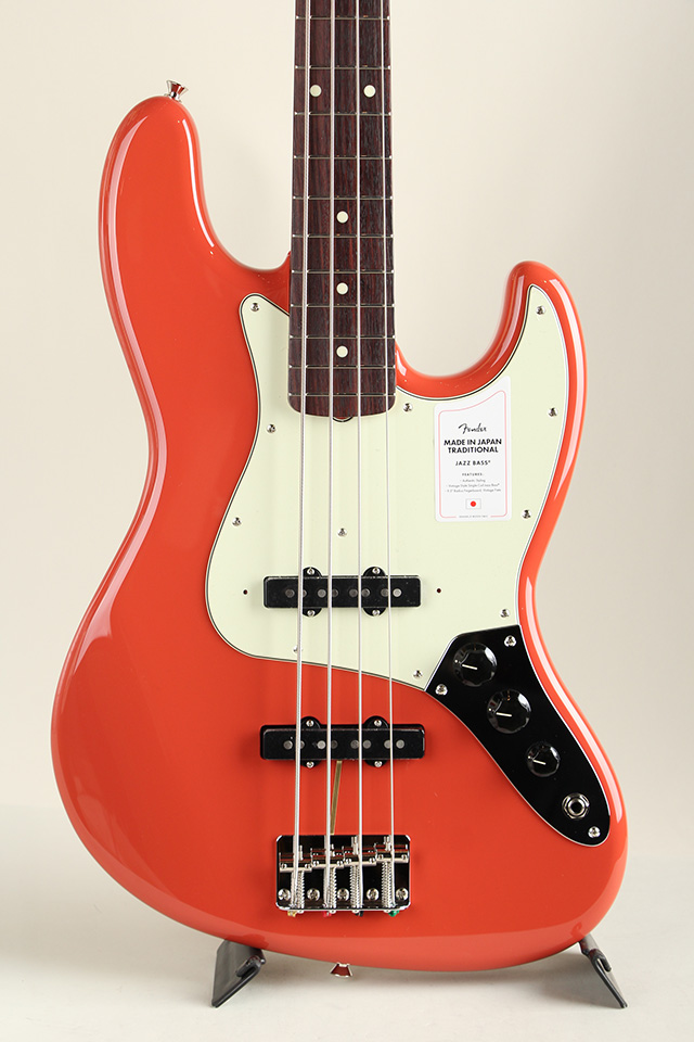 FENDER Made In Japan Traditional 60s Jazz Bass RW Fiesta Red フェンダー