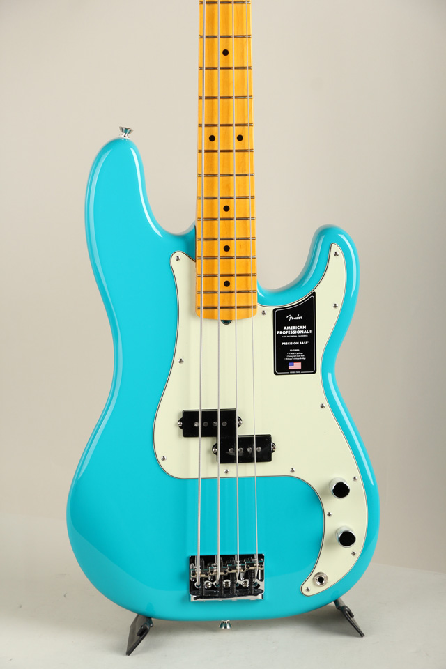 American Professional II Precision Bass MN Miami Blue