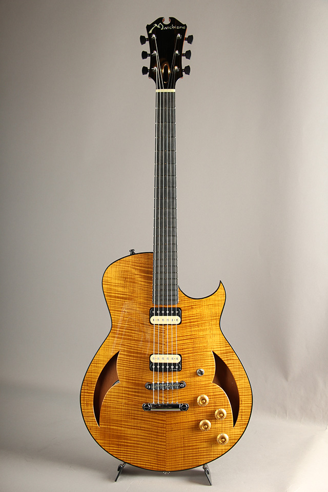 Marchione Guitars Semi-Hollow Torrefied Figured Maple Top / Amber マルキオーネ　ギターズ サブ画像1
