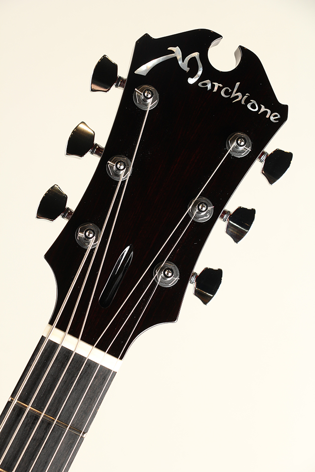Marchione Guitars Semi Hollow Baritone 59 Burst / Figured Maple&Mahogany Back The first one【サウンドメッセ出展予定商品】 マルキオーネ　ギターズ SM2024 サブ画像7