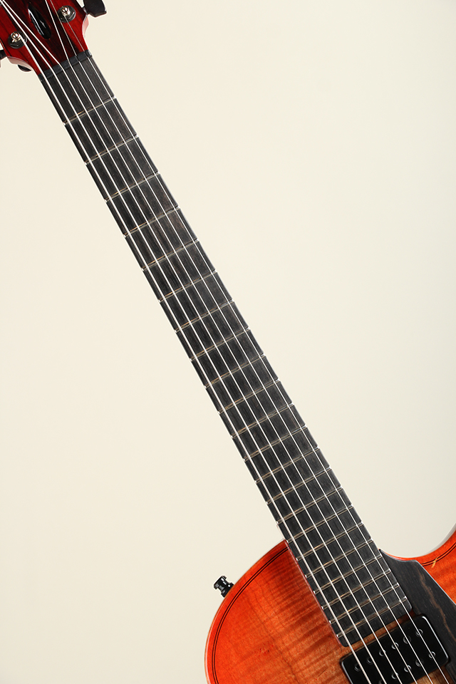Taka Moro Guitars “Soloist” 14 Hollow Archtop Ebony Tailpiece Figured Spalted Maple Top【サウンドメッセ出展予定商品】 タカモロギターズ SM2024 サブ画像5