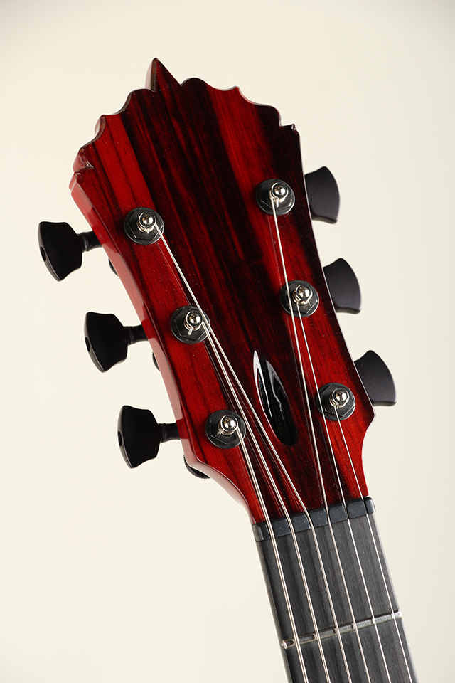 Taka Moro Guitars “Soloist” 14 Hollow Archtop Ebony Tailpiece Figured Spalted Maple Top【サウンドメッセ出展予定商品】 タカモロギターズ SM2024 サブ画像7