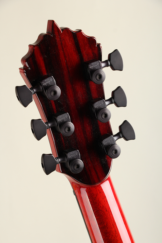 Taka Moro Guitars “Soloist” 14 Hollow Archtop Ebony Tailpiece Figured Spalted Maple Top【サウンドメッセ出展予定商品】 タカモロギターズ SM2024 サブ画像8