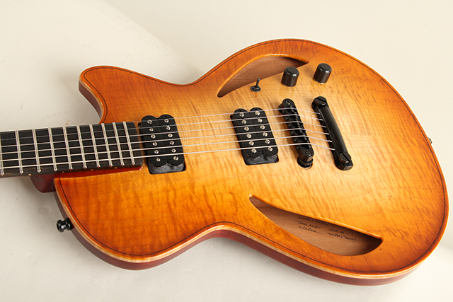 Taka Moro Guitars “Lotus” 14” Semihollow Archtop Figured Maple Top タカモロギターズ サブ画像14
