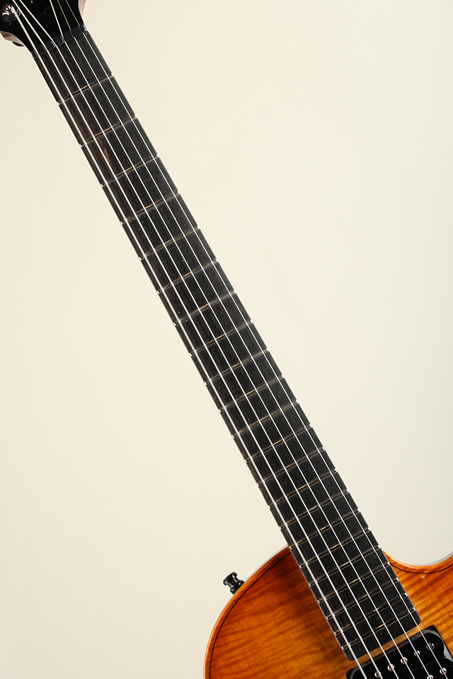 Taka Moro Guitars “Lotus” 14” Semihollow Archtop Figured Maple Top タカモロギターズ サブ画像6