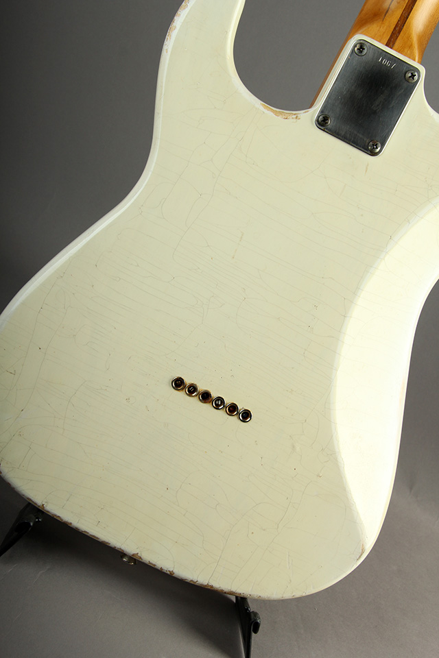 Nacho Guitars Mid 50's Contour Body ”Hardtail V Neck White #1067 ナチョ・ギターズ サブ画像8