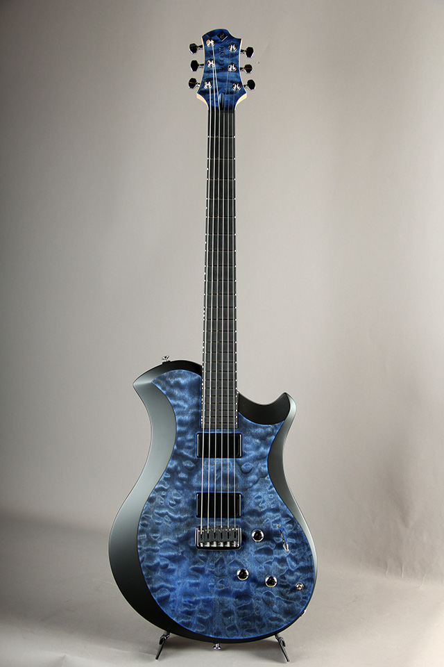 RELISH GUITARS Mary ONE Custom Quilted Maple Marine Blue w/Black Edge レリッシュ  ギター サブ画像1