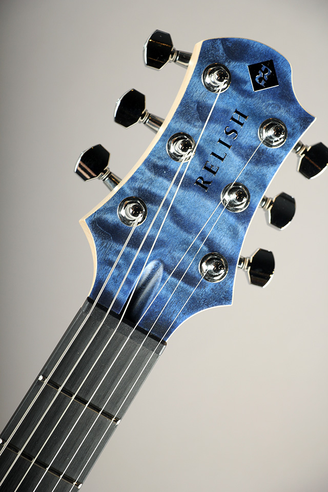 RELISH GUITARS Mary ONE Custom Quilted Maple Marine Blue w/Black Edge レリッシュ  ギター サブ画像7