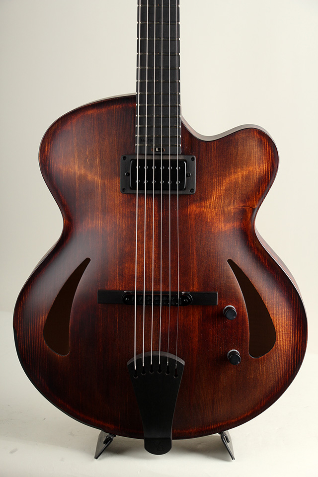 Model 15 Archtop 1 Pickup Brown smoke with satin topcoat