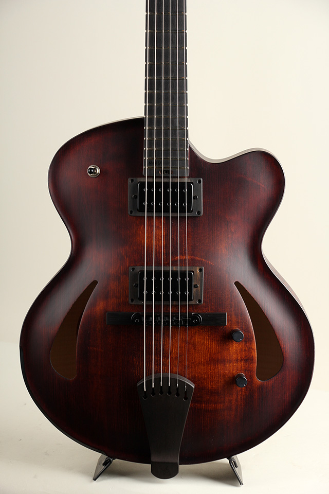 Model 15 Archtop 2 Pickup Brown smoke with satin topcoat
