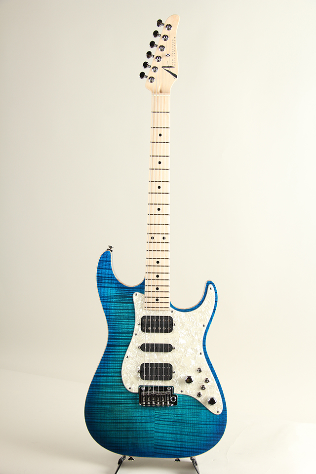 TOM ANDERSON Drop Top Classic Deep Bora to Transparent Blue Burst with Binding Matching Back トムアンダーソン サブ画像1