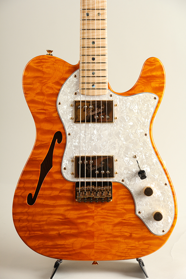 MBS 1972 Telecaster Thinline Quilt Maple Top by Dennis Galuszka