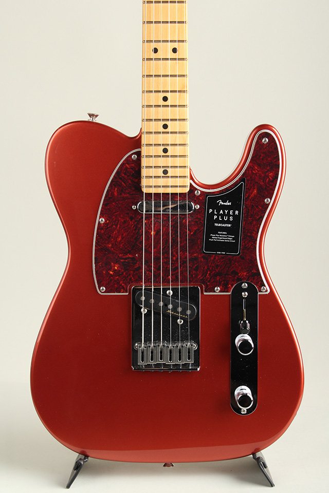 Player Plus Telecaster MN Aged Candy Apple Red