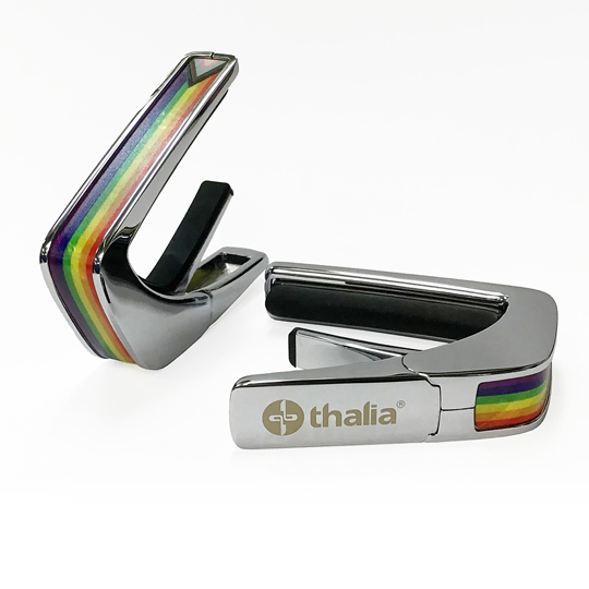 Chrome Finish with Pride Flag