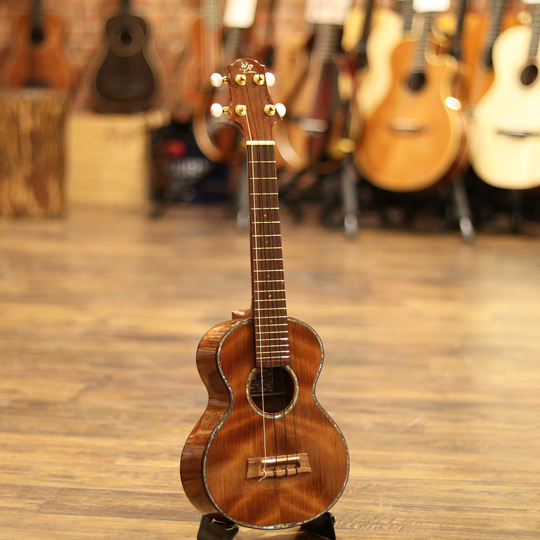 Water Road Guitars Curly Redwood/Quilted Sapele Concert ウォーターロード サブ画像2