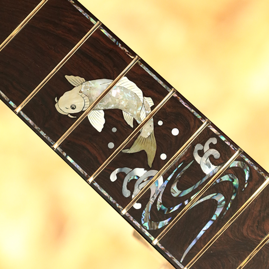 Water Road Guitars Deep Arte Cutaway Jacaranda -25th Anniversary Carp- ウォーターロード サブ画像9
