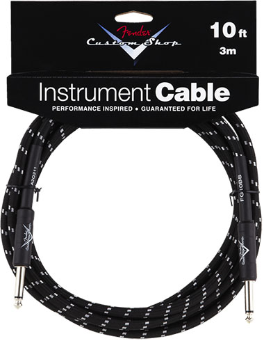 Performance Series Cable (Straight-Straight Angle) 10ft/3m Black