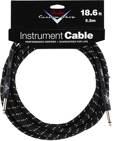 Performance Series Cable (Straight-Straight Angle) 18.6ft/5.5m Black