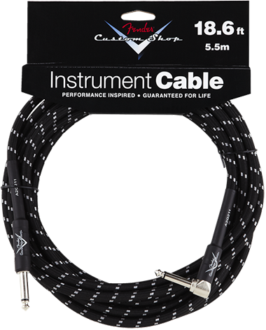 Performance Series Cable (Straight-Right Angle) 18.6ft/5.5m Black