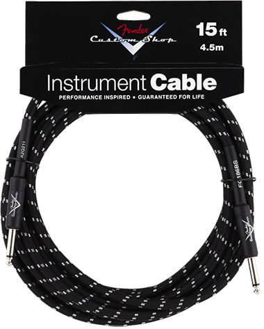 Performance Series Cable (Straight-Straight Angle) 15ft/4.5m Black