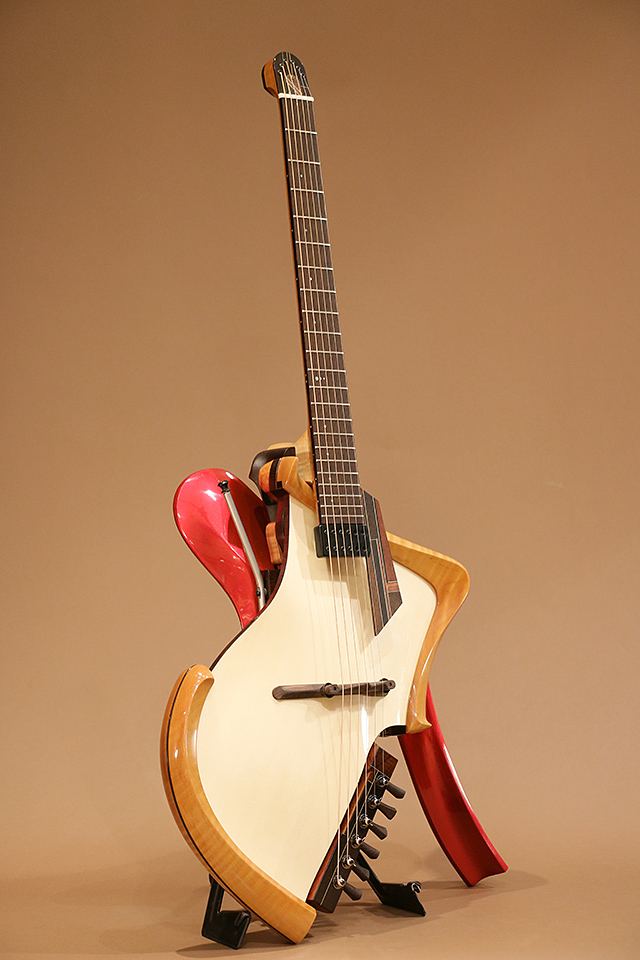 Michihiro Matsuda Guitars Matsuda Headless Arched Top Acoustic Electric Guitar ミチヒロ・マツダギターズ サブ画像1