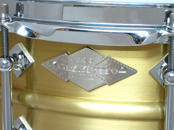 Craviotto 【世界限定40台限定】Master Metal brass snare Drum 14×5,5 クラビオット サブ画像2